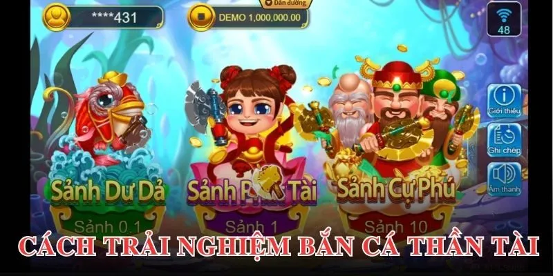 Bắn Cá Thần Tài - Chinh Phục Đại Dương, Săn Thưởng Lớn 4 Hướng dẫn cách trải nghiệm trong game săn cá thần tài tại PG88